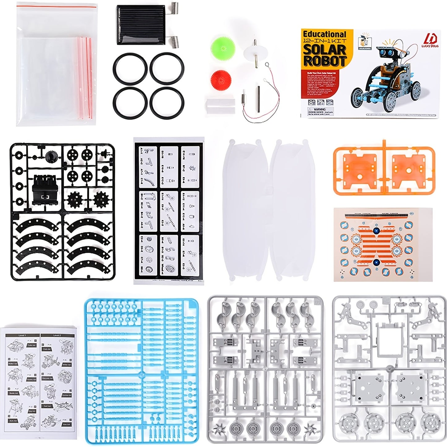 12-in-1 STEM Solar Robot Kit for Kids