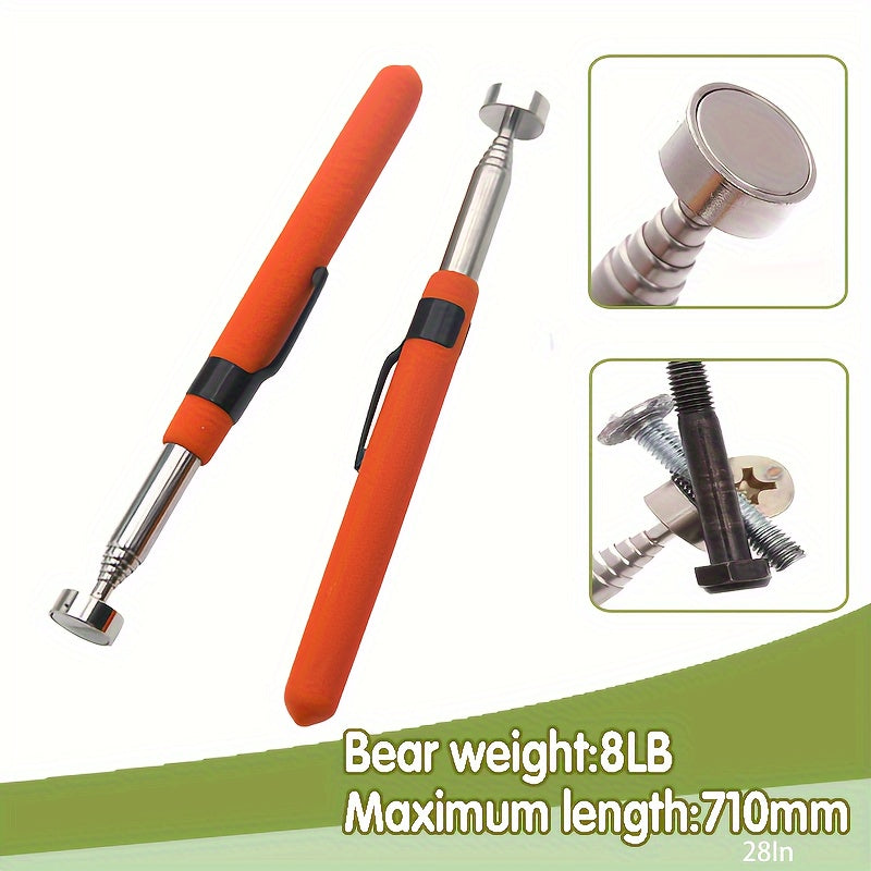 Telescopic Magnetic Pickup Tool for Small Objects - Clickilix