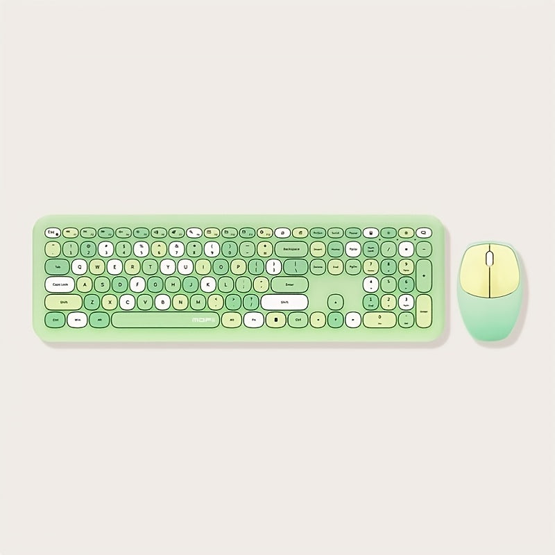 Silent USB Wireless Keyboard and Mouse Set - Clickilix