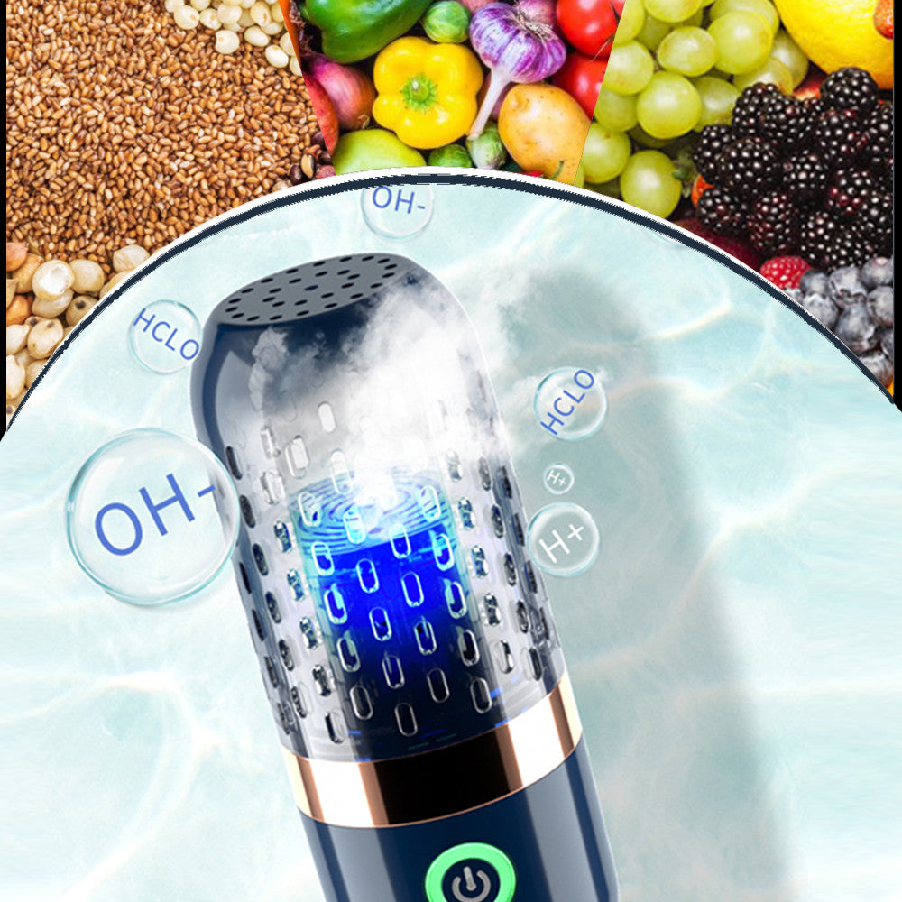 USB Rechargeable Fruit & Veggie Cleaner with Ion Tech