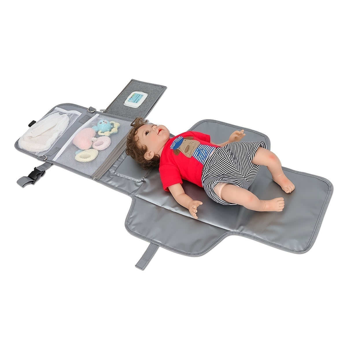 Ultimate Baby Changing Mat & Stroller Basket