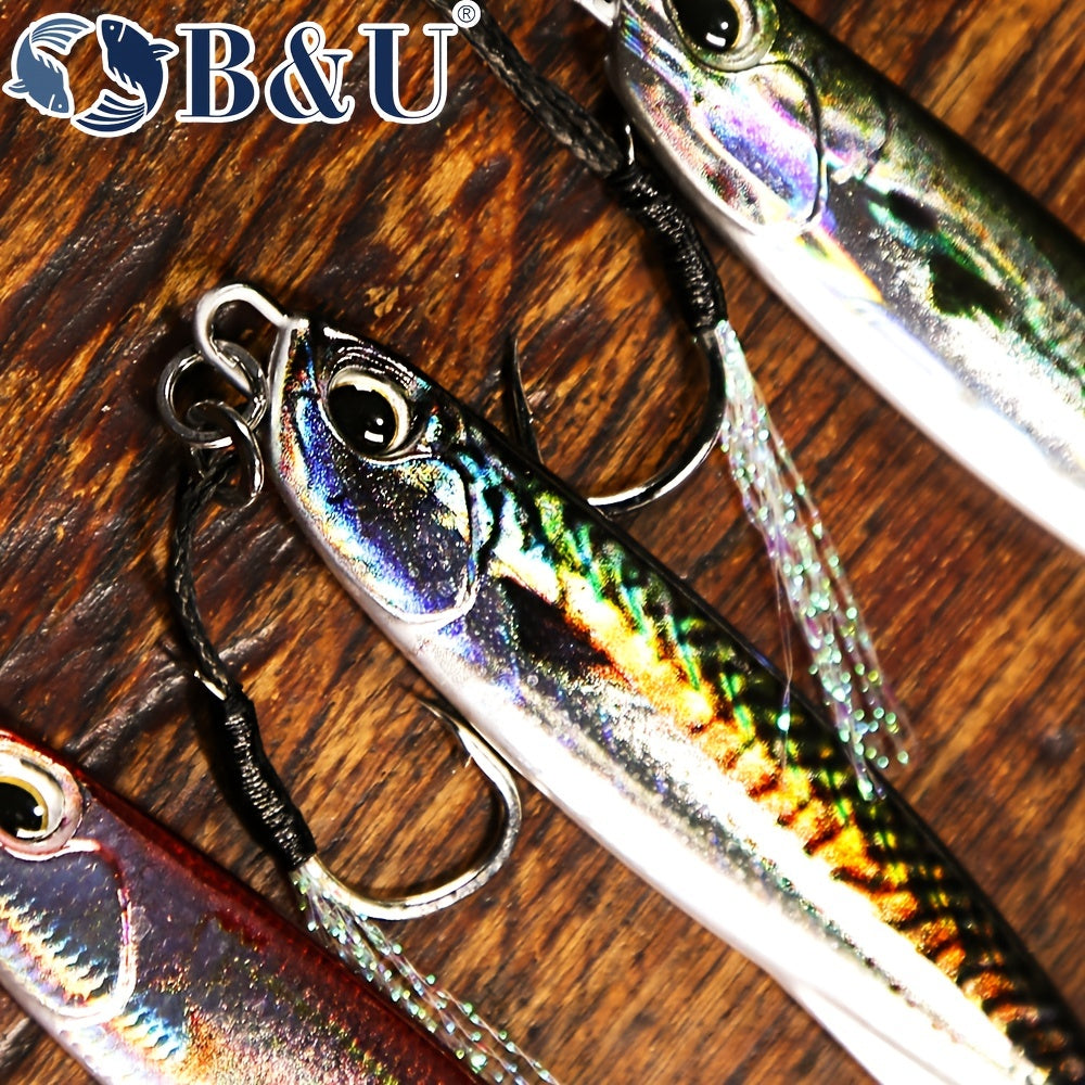 Ultimate Metal Jig Spoon – 3D Saltwater Fishing Lure - Clickilix