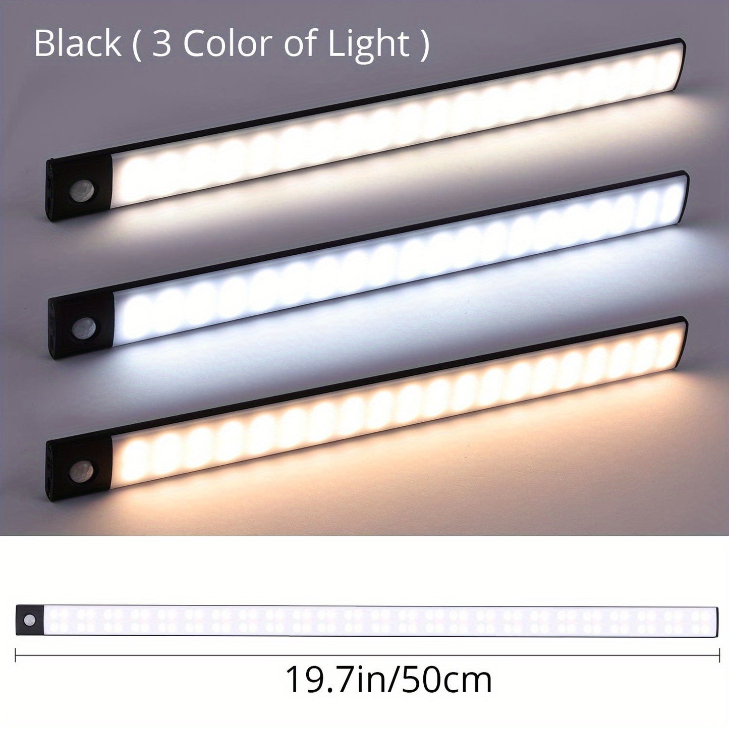 LED Motion Sensor Cabinet Light Rechargeable