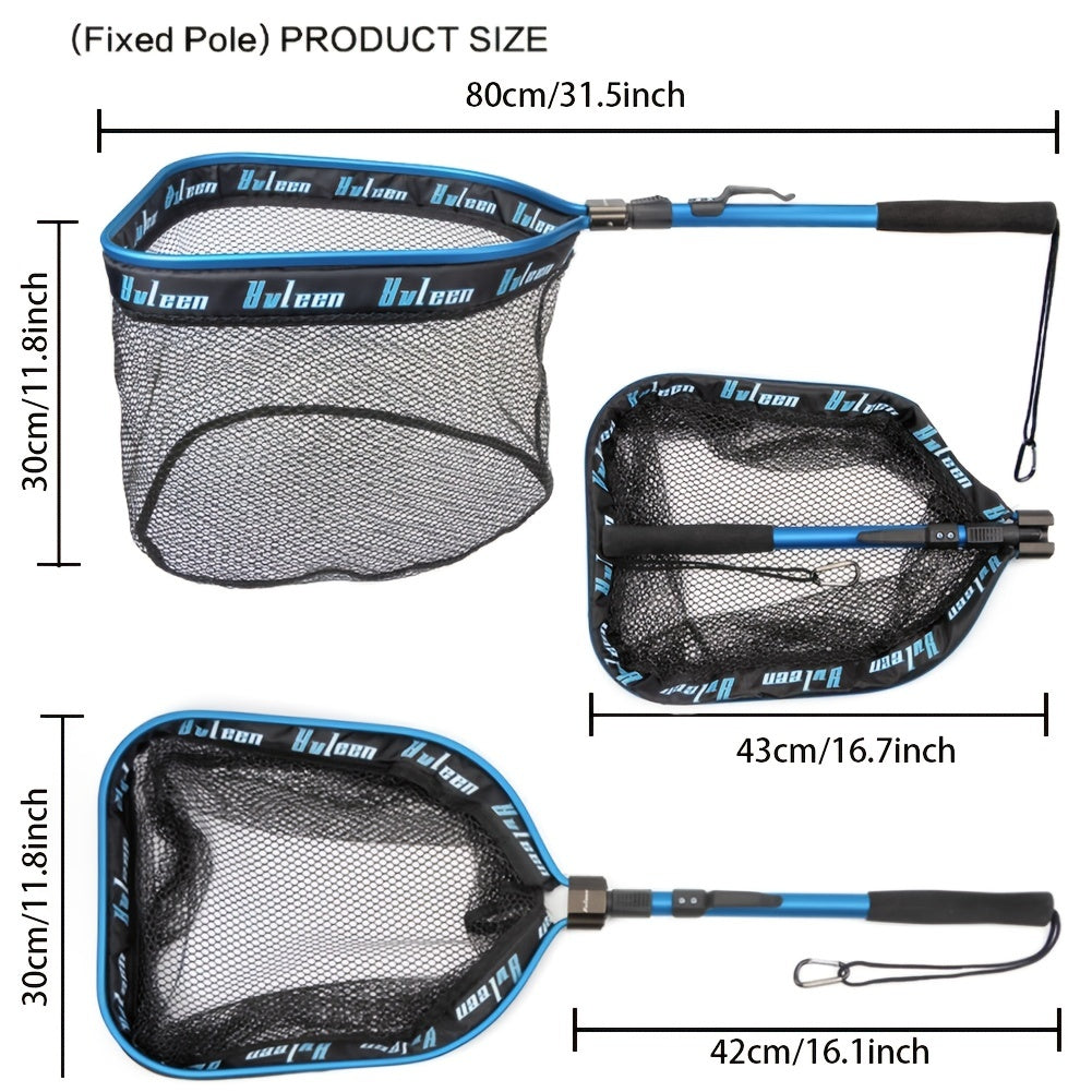YVLEEN Floating Fishing Net with Aluminum Frame