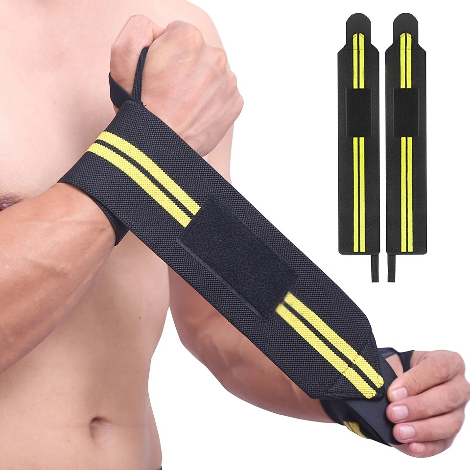 Wrist Strap Pair for Weightlifting & Gym Training - Clickilix