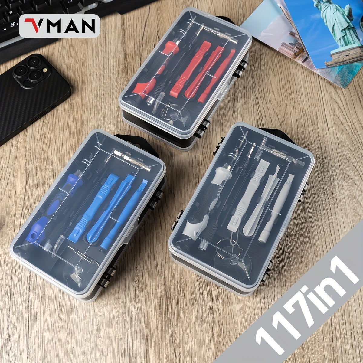 117-in-1 Precision Screwdriver Set for Electronics Repair - Clickilix