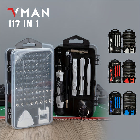 117-in-1 Precision Screwdriver Set for Electronics Repair - Clickilix