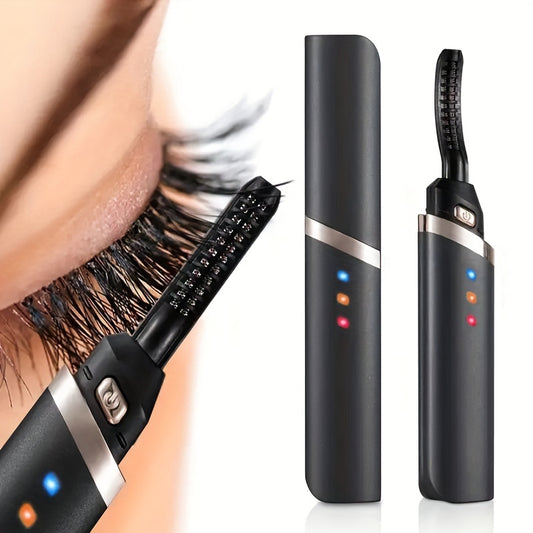Heated Electric Eyelash Curler – Long-Lasting Lift - Clickilix