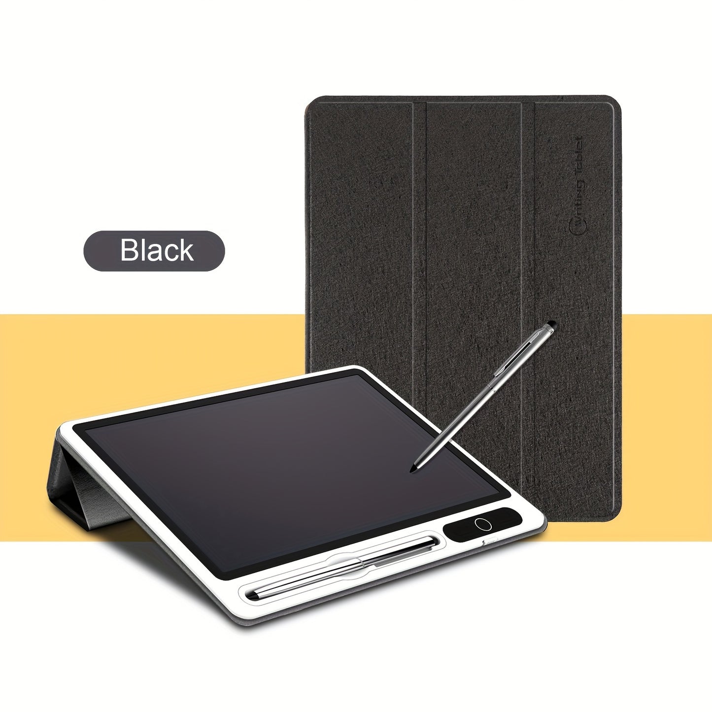 10-Inch LCD Writing Tablet with Leather Case – Digital Memo - Clickilix