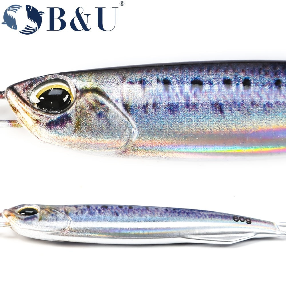 Ultimate Metal Jig Spoon – 3D Saltwater Fishing Lure - Clickilix