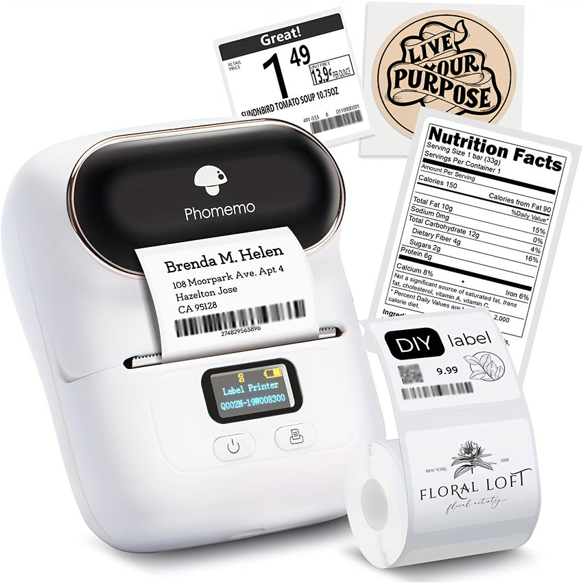 M110 Portable Wireless Thermal Label Maker Printer - Clickilix