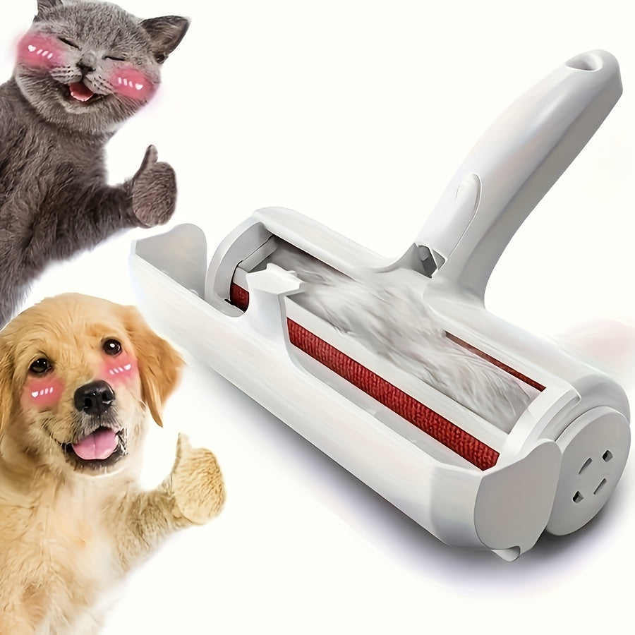 FurryPet Groomer Roller – Self-Cleaning Pet Hair Remover - Clickilix