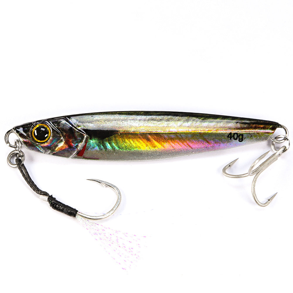 3D Metal Pencil Lure Bait with Dual Sharp Hooks - Clickilix