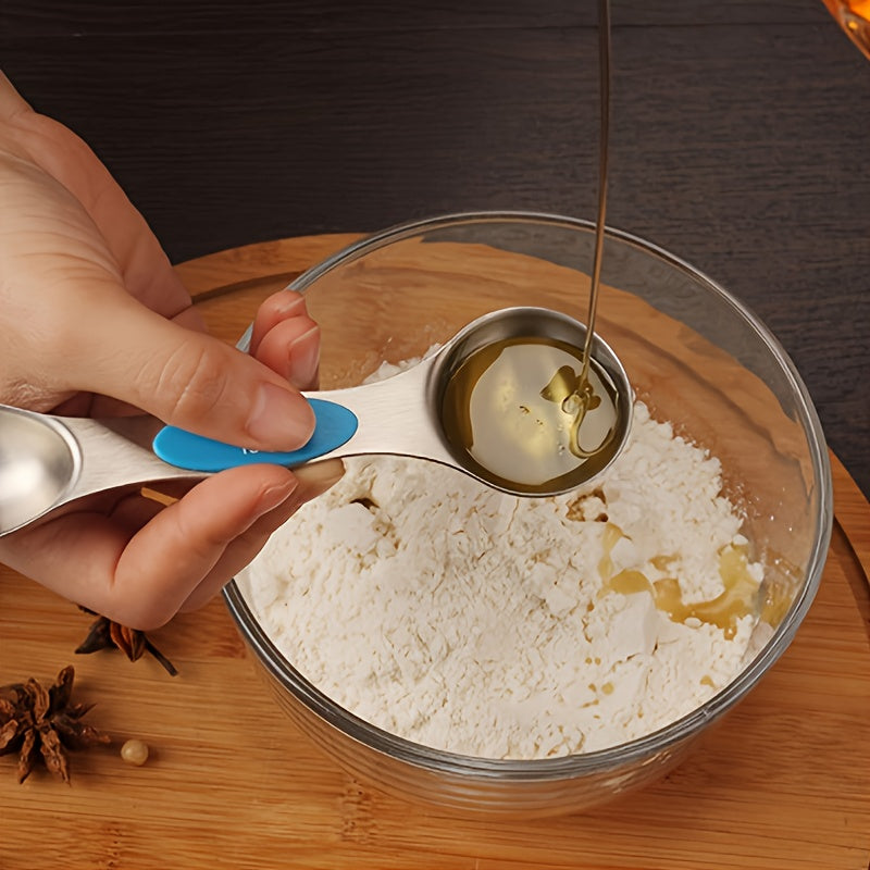 9pcs Magnetic Stainless Steel Measuring Spoons - Clickilix