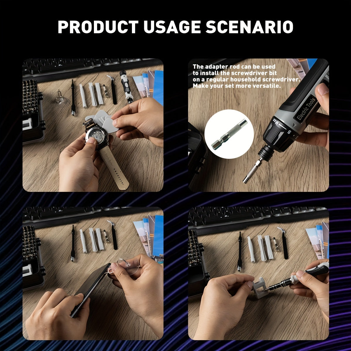 117-in-1 Precision Screwdriver Set for Electronics Repair - Clickilix