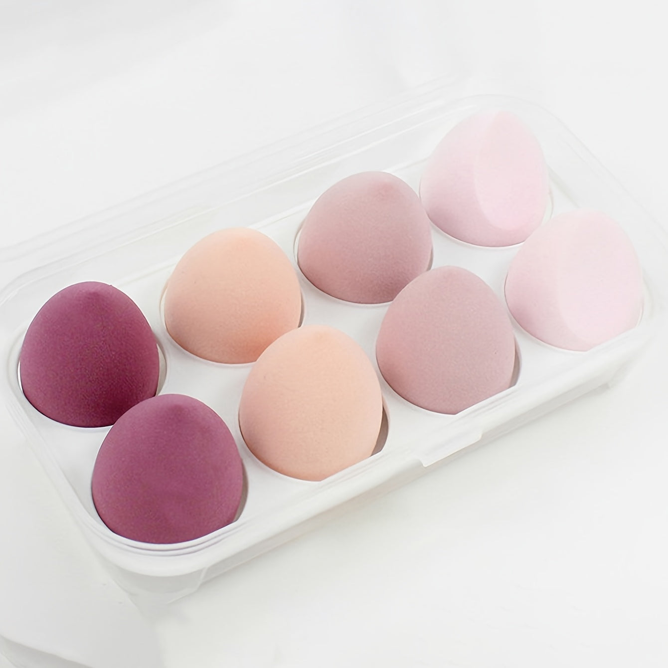 8pcs Colorful Beauty Sponge Set