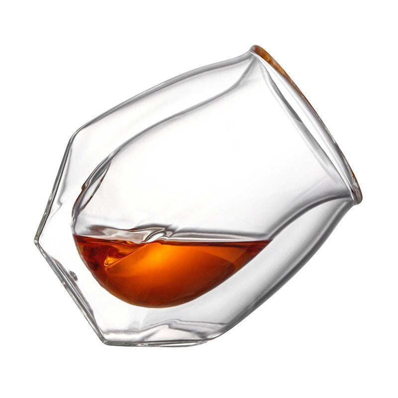 Crystal Whiskey Glass Elegant Tumbler for Spirits