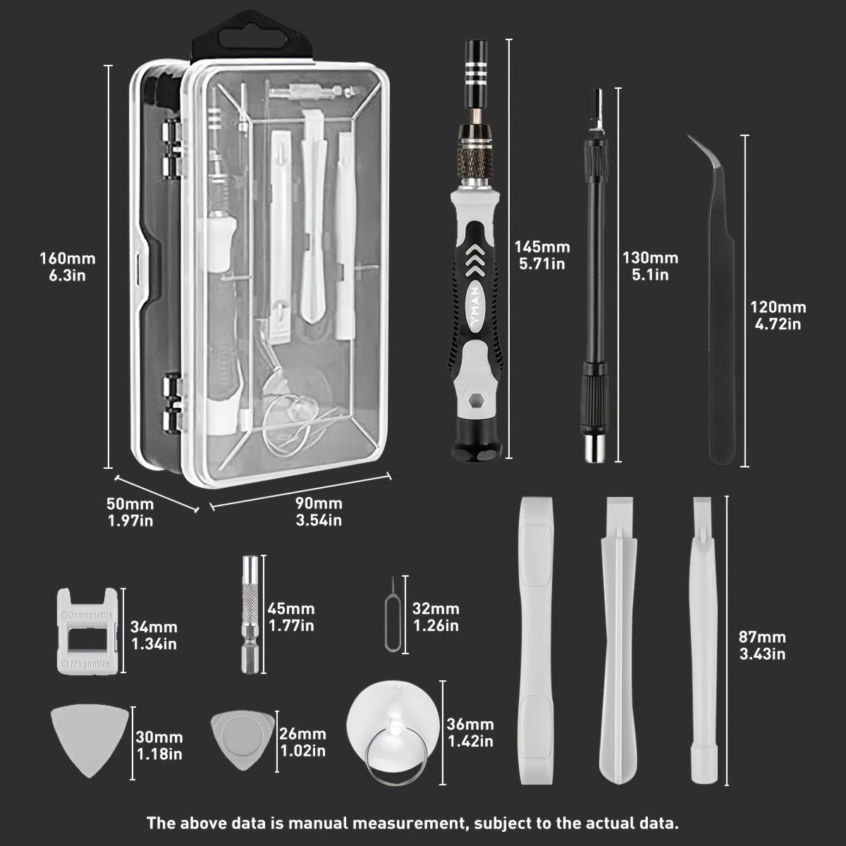 117-in-1 Precision Screwdriver Set for Electronics Repair - Clickilix