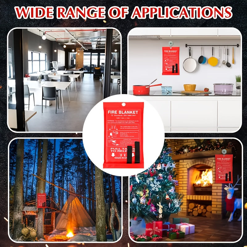 Fire Blanket Set – Emergency Flame Retardant Protection