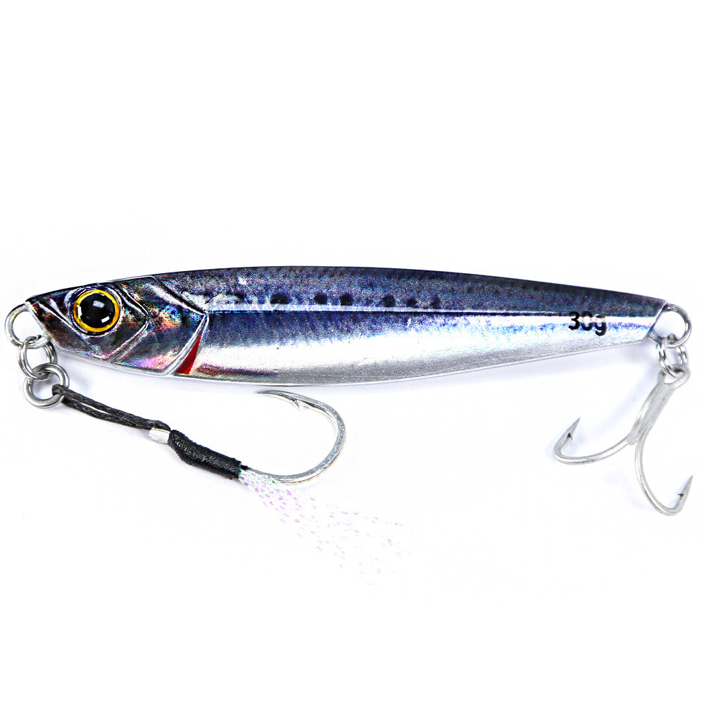 3D Metal Pencil Lure Bait with Dual Sharp Hooks - Clickilix