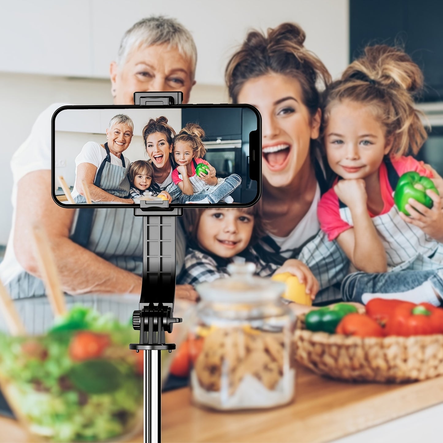Selfie Stick Tripod with Wireless Remote
