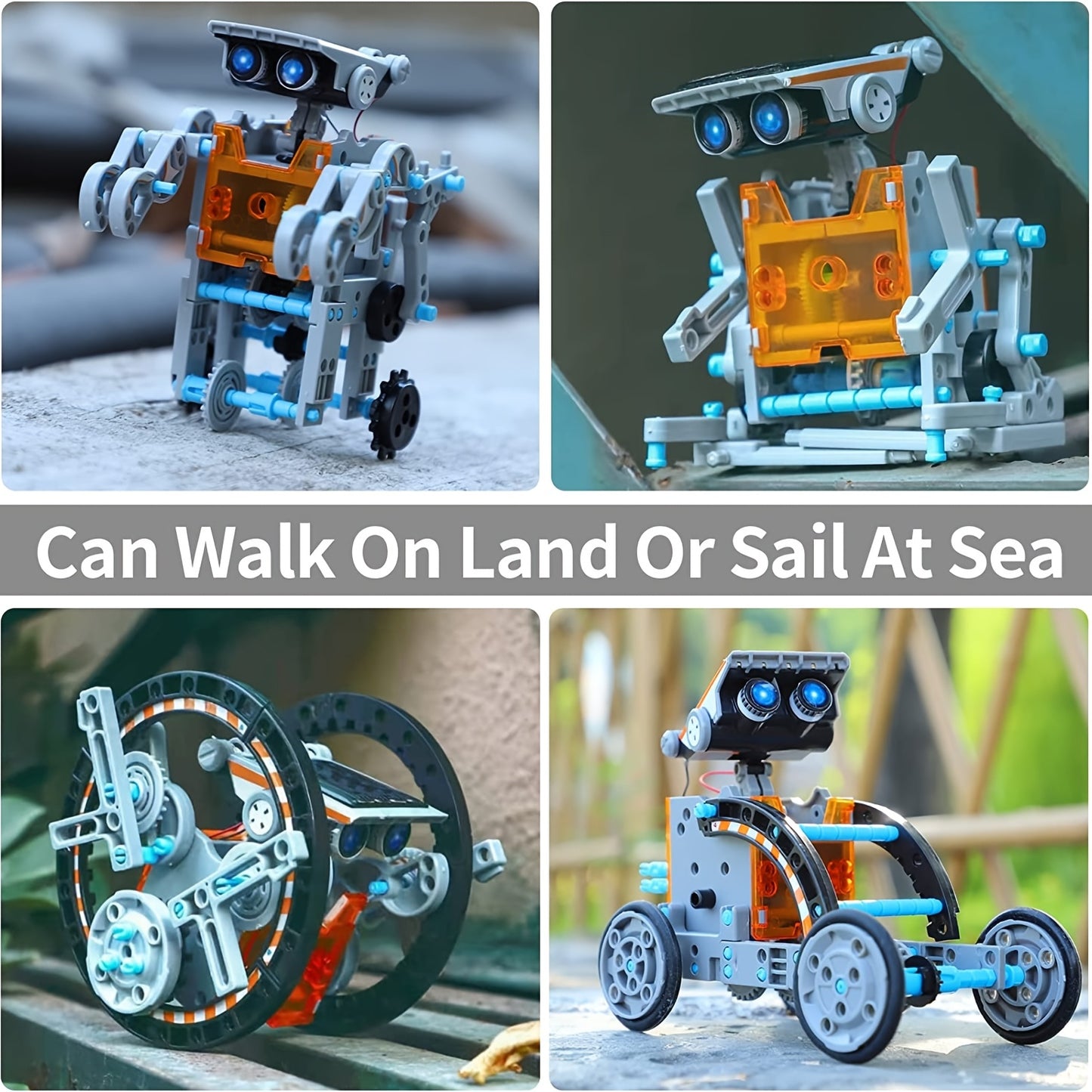 12-in-1 STEM Solar Robot Kit for Kids