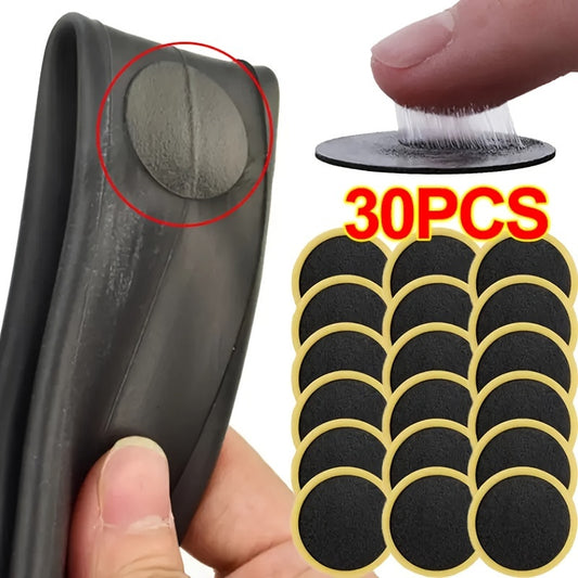 30PCS Glue-Free Tire Patches – Quick Motorcycle Repair