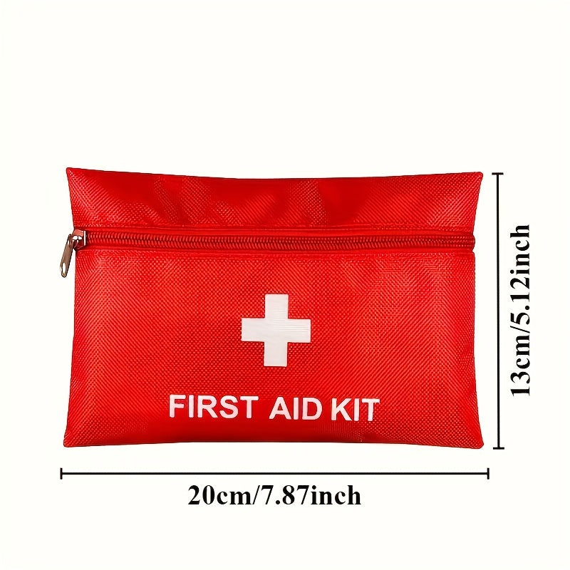 Portable 2-Size First Aid Kit for Emergencies