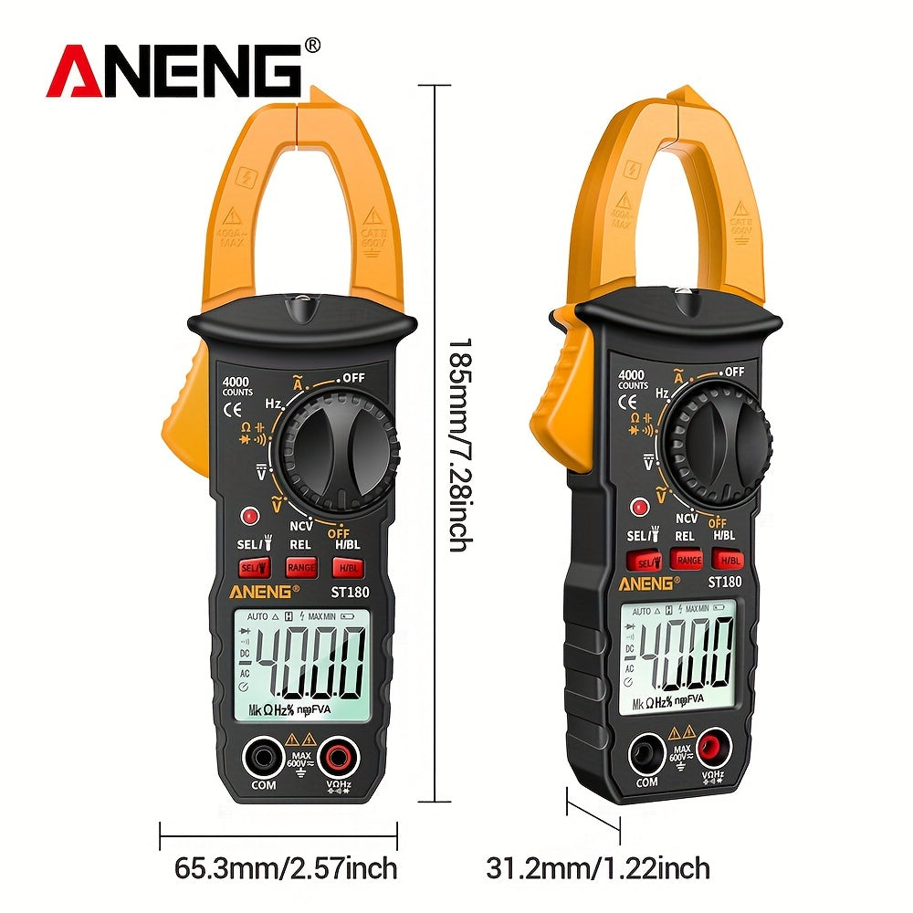 ANENG ST180 Clamp Meter – 4000 Counts AC Multimeter - Clickilix