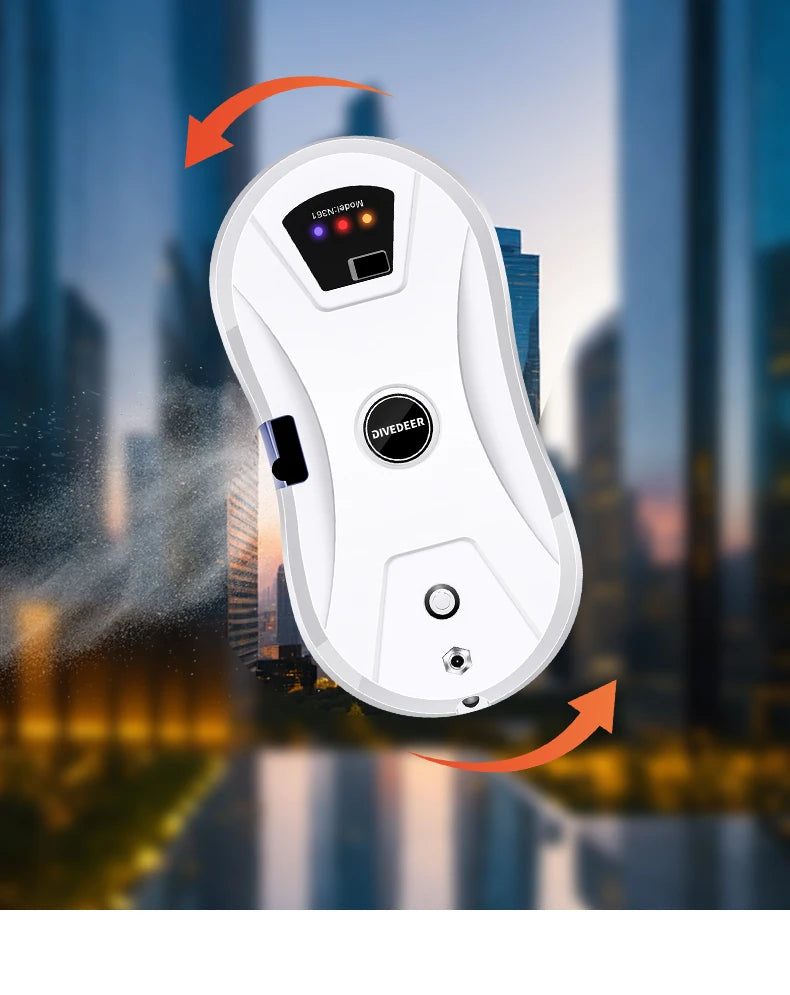 Smart Window Cleaning Robot with Auto Water Spray