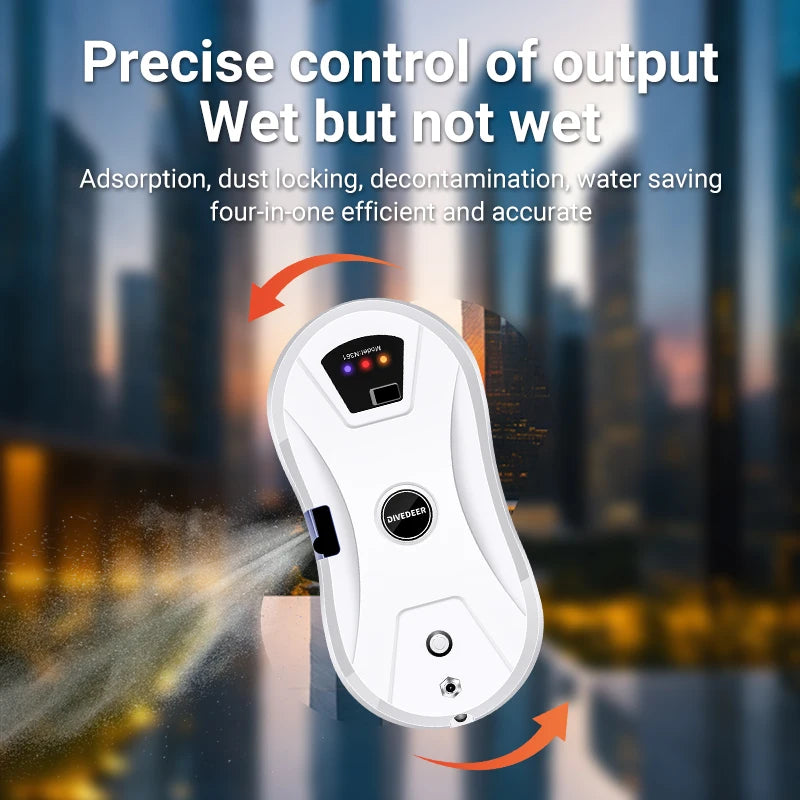 Smart Window Cleaning Robot with Auto Water Spray
