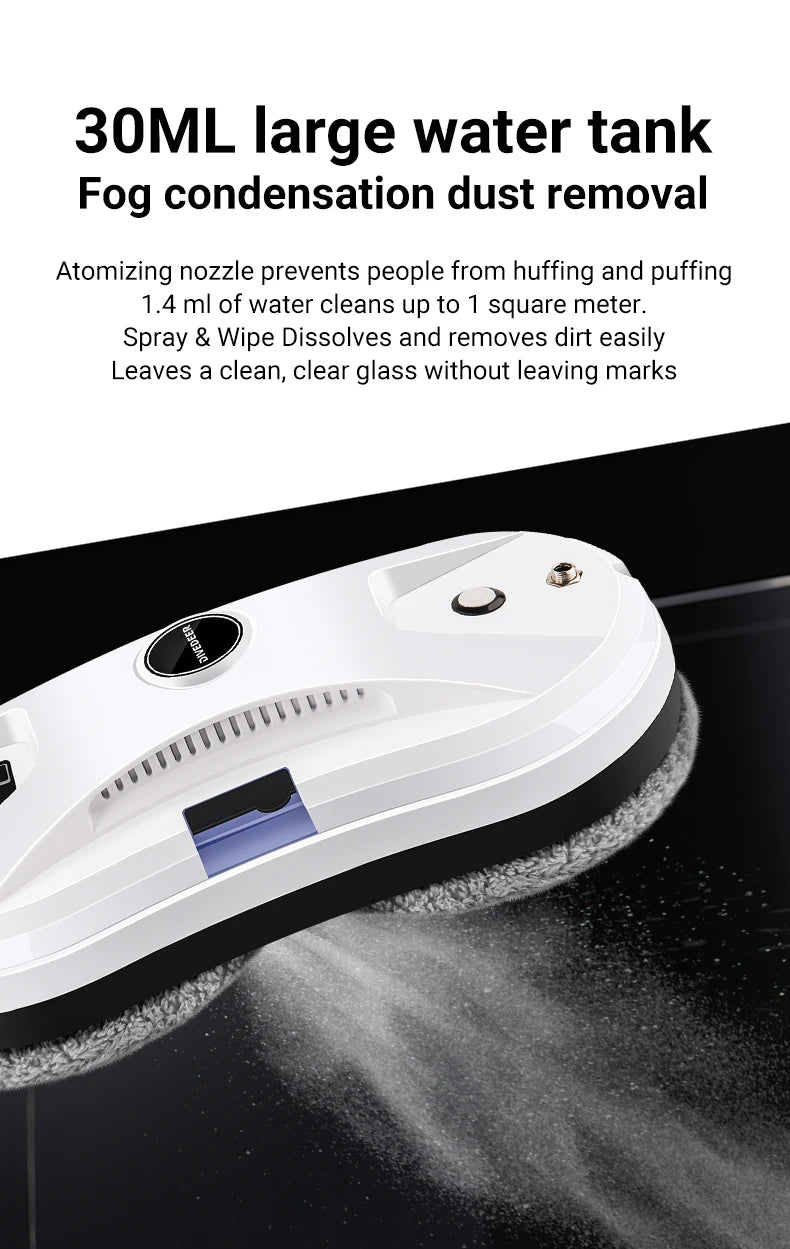 Smart Window Cleaning Robot with Auto Water Spray