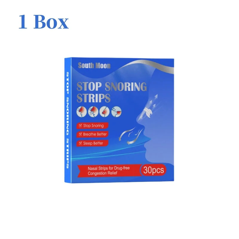 30Pcs/Box Breathe Nasal Strips Right Way Anti Snoring - Clickilix