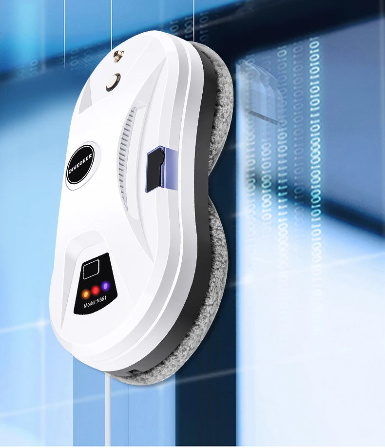 Smart Window Cleaning Robot with Auto Water Spray