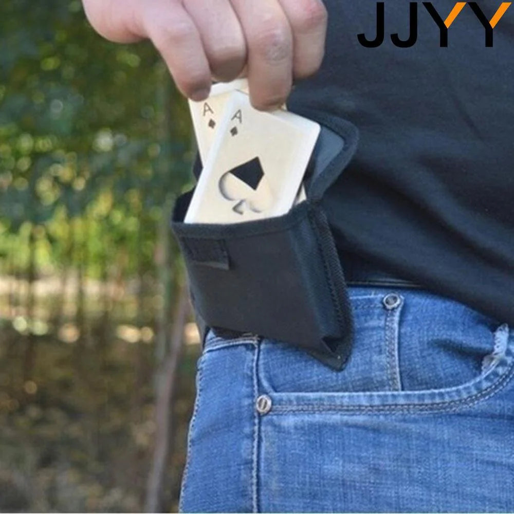 JJYY Black Poker Card Bottle Opener – Stylish & Functional Bar Tool