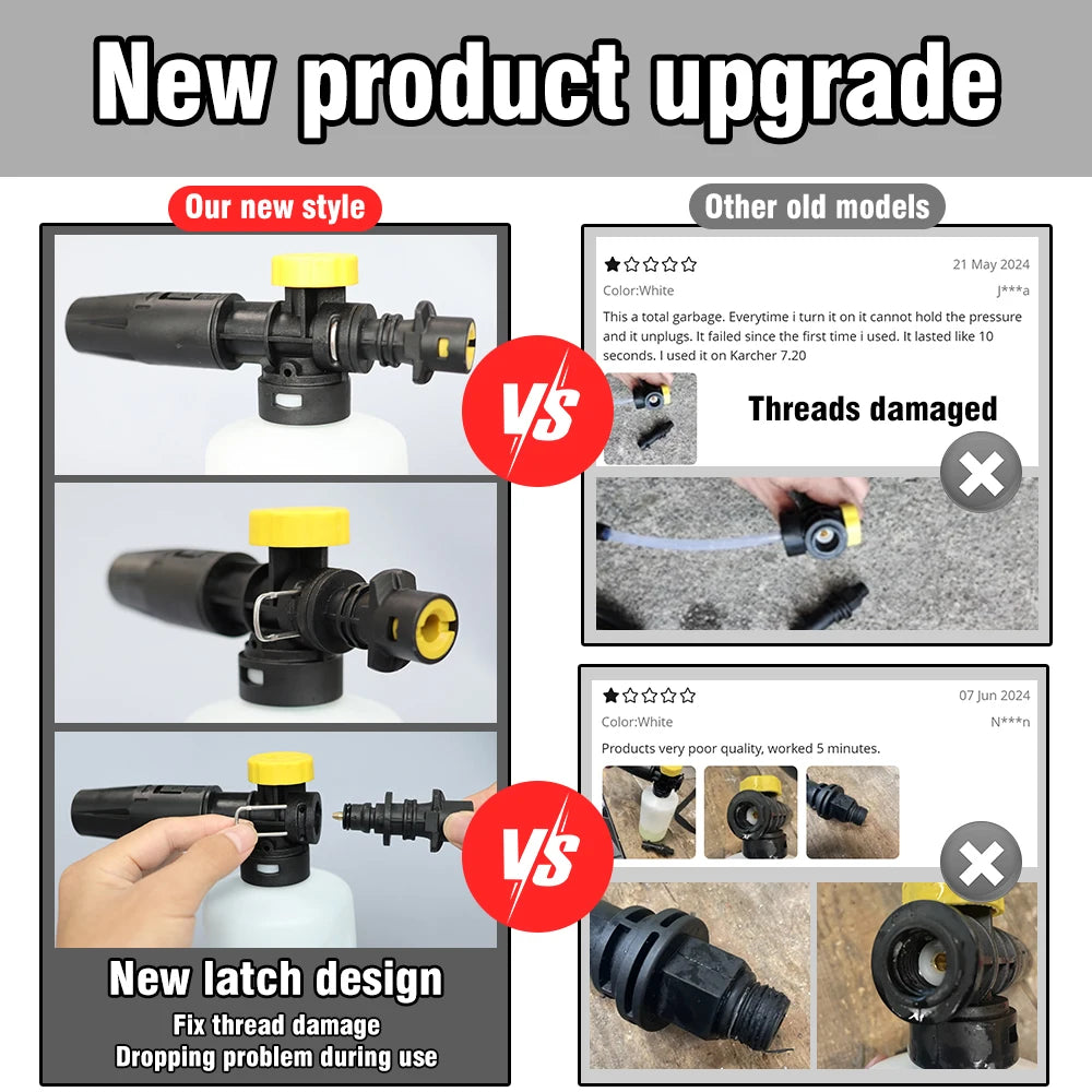 Adjustable Foam Cannon for Karcher Pressure Washers