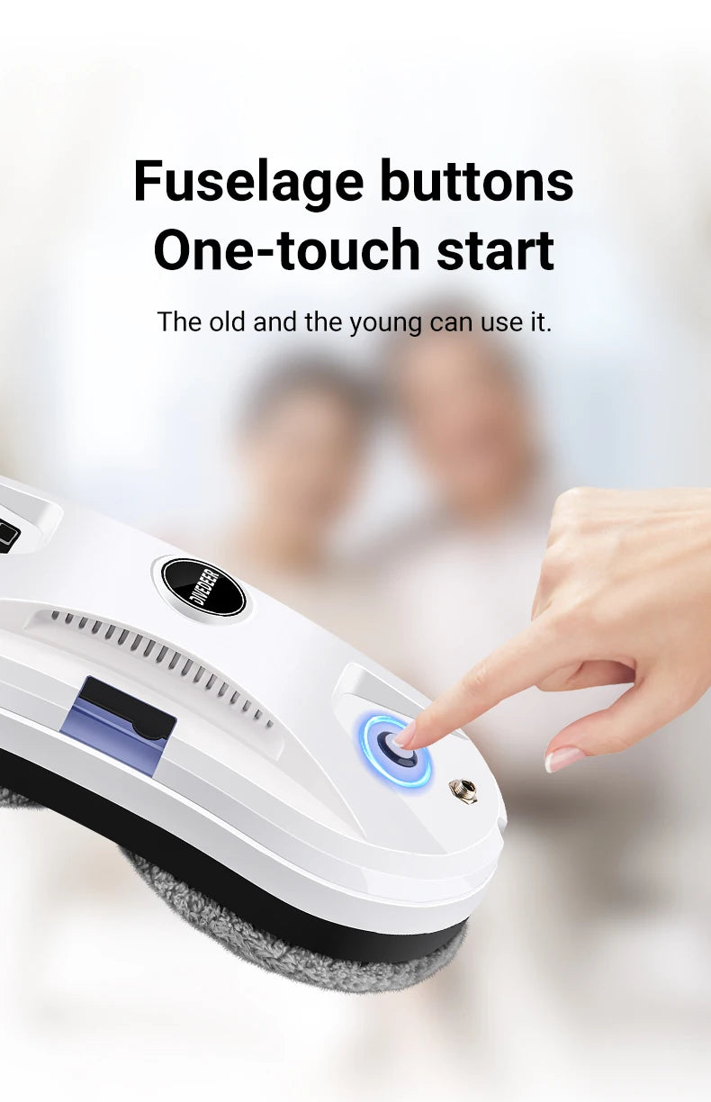 Smart Window Cleaning Robot with Auto Water Spray