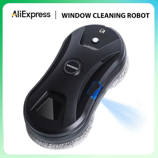 Smart Window Cleaning Robot with Auto Spray