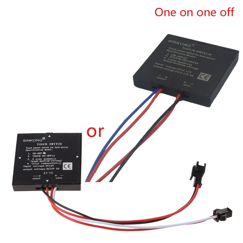 Smart Touch Sensor Switch for LED Mirror Light