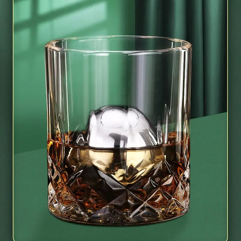 Stainless Steel Ice Balls – 2pcs Whiskey Chilling Set