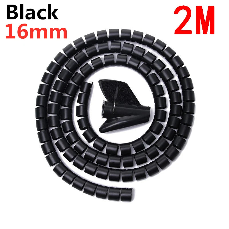 2M Spiral Cable Organizer Wire Protector