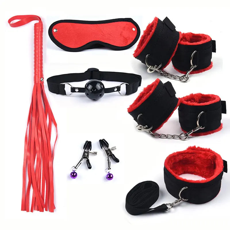 40CM Fox Tail Anal Plug Bondage Set