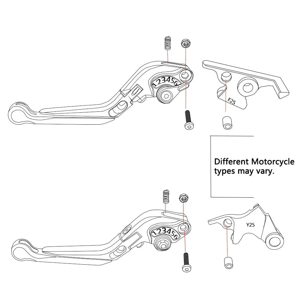 Adjustable Brake Clutch Levers for V-Strom