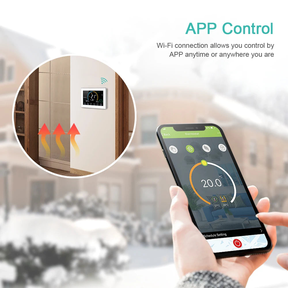 WiFi Smart Colorful Screen Room Thermostat