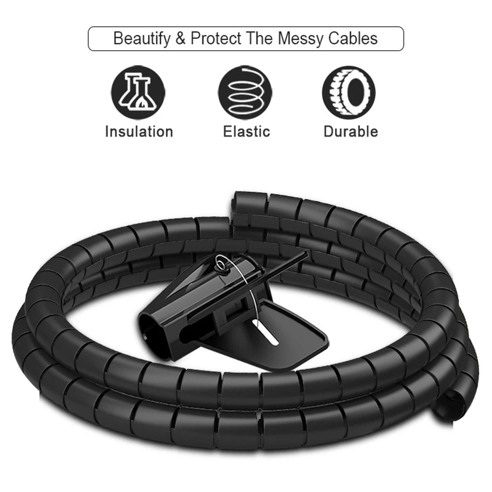 2M Spiral Cable Organizer Wire Protector