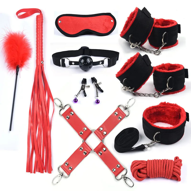 40CM Fox Tail Anal Plug Bondage Set