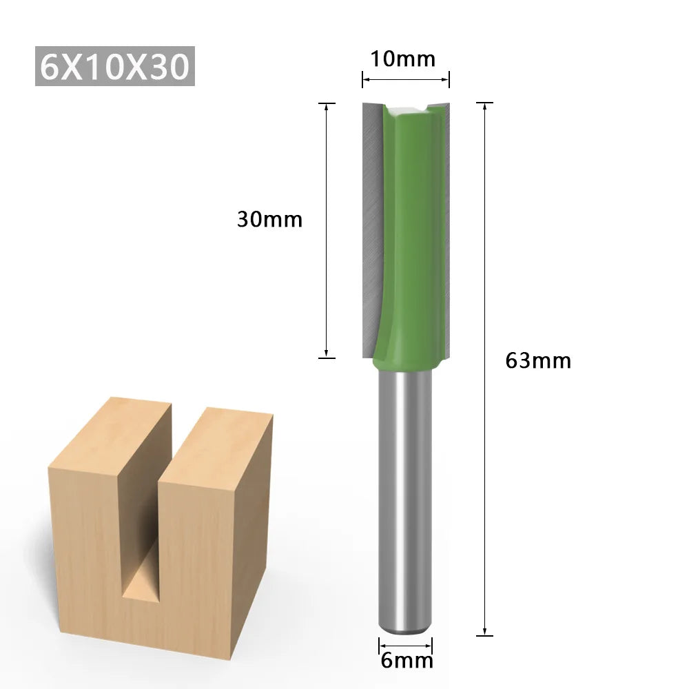 Cut clean with this 7-piece router bit set!