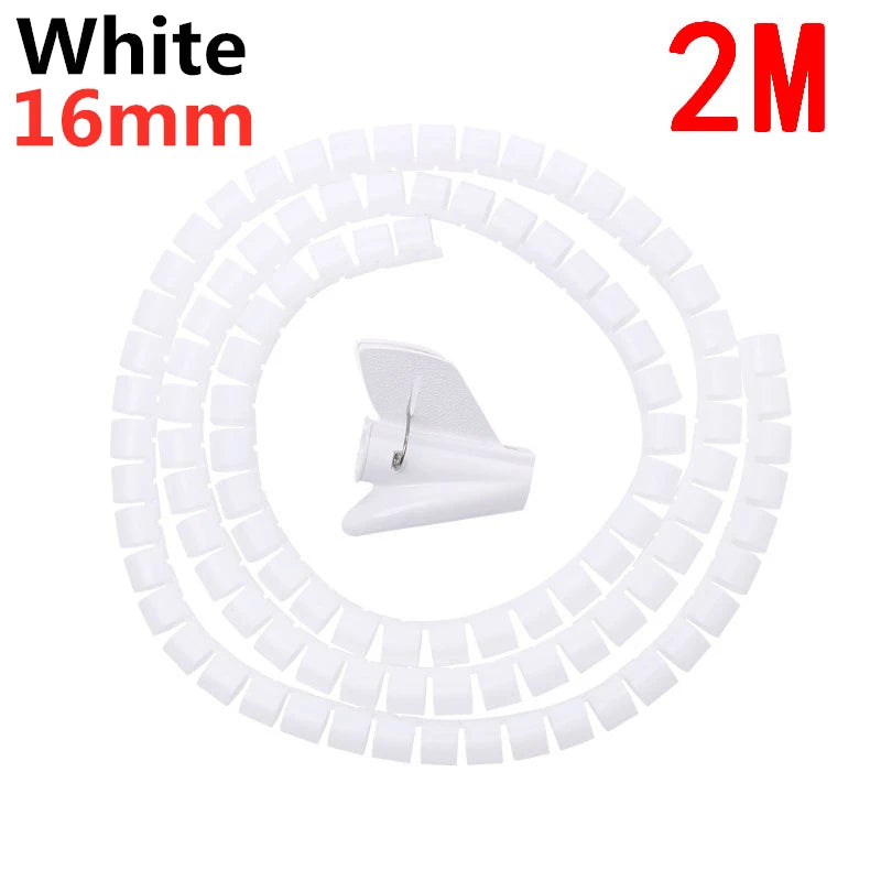 2M Spiral Cable Organizer Wire Protector
