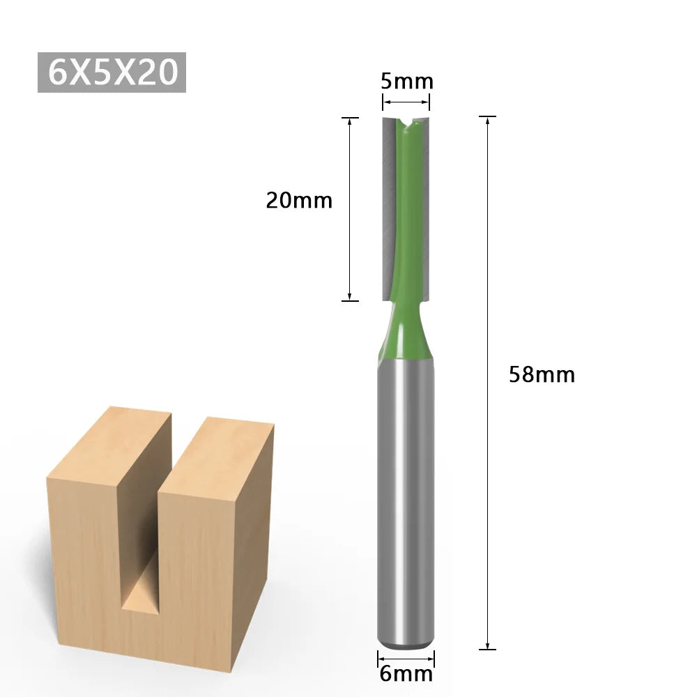 Cut clean with this 7-piece router bit set!