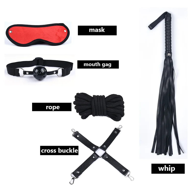 10-Speed BDSM Bondage Set with Vibrator